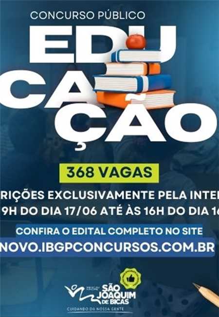 CONCURSO PÚBLICO EDUCAÇÃO